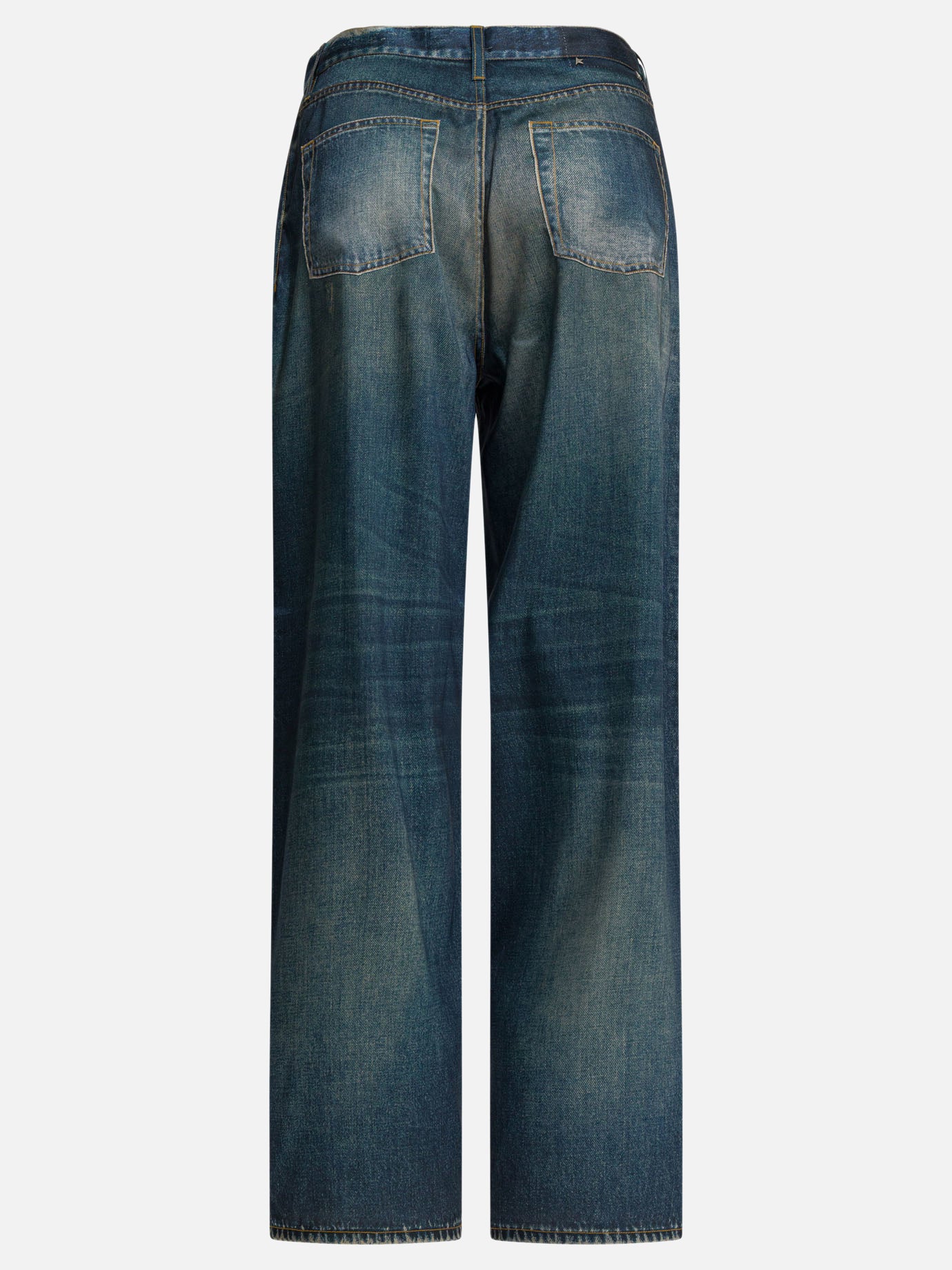 Jeans a gamba dritta Solid colour  Blu - Golden Goose Donna | PDP | VIETTI Online Store | thumbnail_2