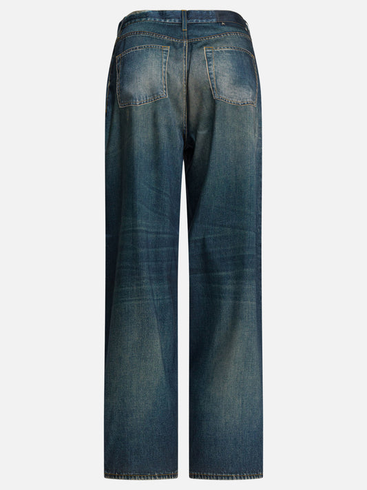 Jeans a gamba dritta Solid colour  Blu - Golden Goose Donna | PDP | VIETTI Online Store | 2
