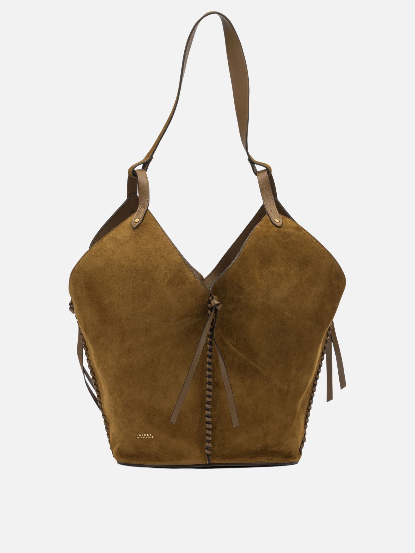 Borse grandi 100% calf velvet leather  Marrone - Isabel Marant Donna | PDP | VIETTI Online Store | Zoom-Modal
