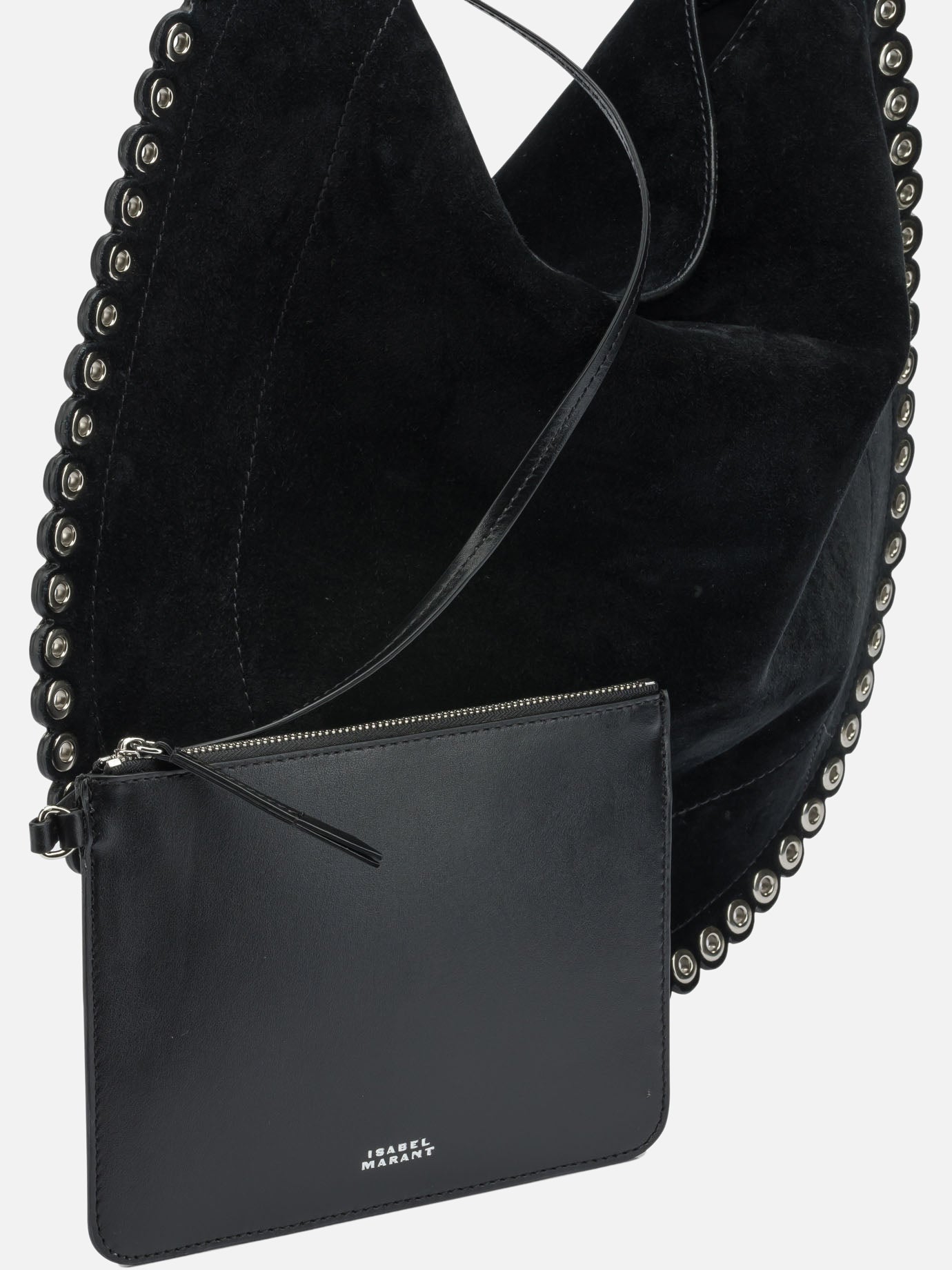 Borse medie 100% calf velvet leather  Nero - Isabel Marant Donna | PDP | VIETTI Online Store | Zoom-Modal_4

