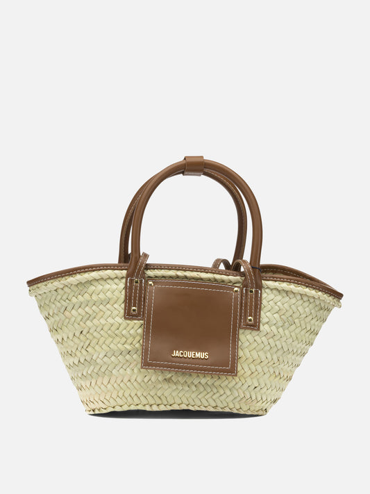 Borse medie 100% palm leaves - 100% leather  Beige - Jacquemus Donna | PLP | VIETTI Online Store 
