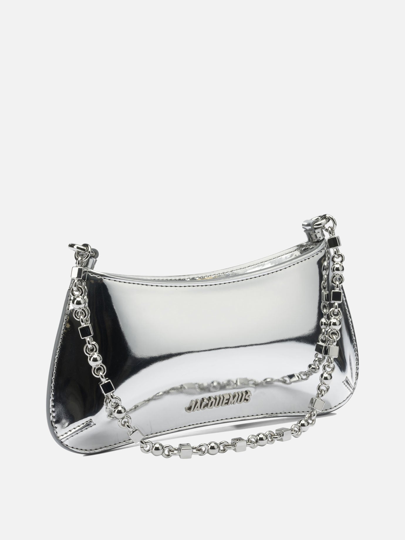 Small bags 69% polyurethane 31% polyester - Lining: 100% cotton  Silver - Jacquemus Women | PDP | VIETTI Online Store | Zoom-Modal_2
