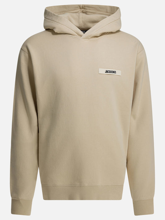 Felpe con cappuccio Logo  Beige - Jacquemus Uomo | VIETTI Online Store 
