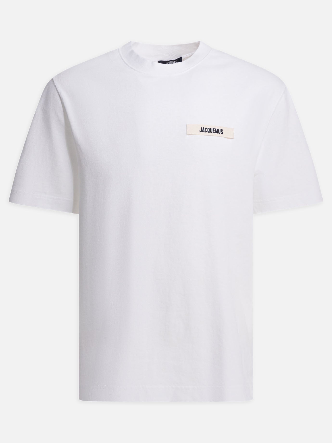 T-shirt girocollo Logo  Bianco - Jacquemus Uomo | PDP | VIETTI Online Store | Zoom-Modal
