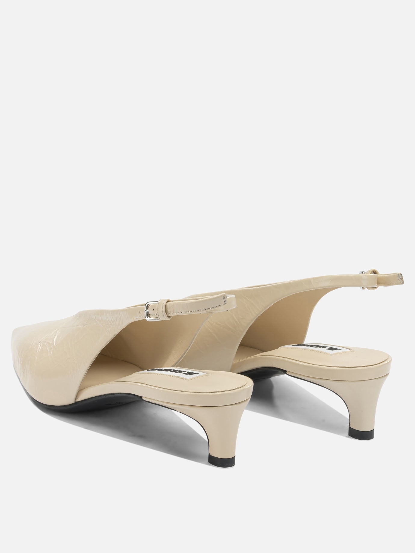 Slingback 100% calf leather - 100% calf leather  Beige - Jil Sander Donna | PDP | VIETTI Online Store | Zoom-Modal_4
