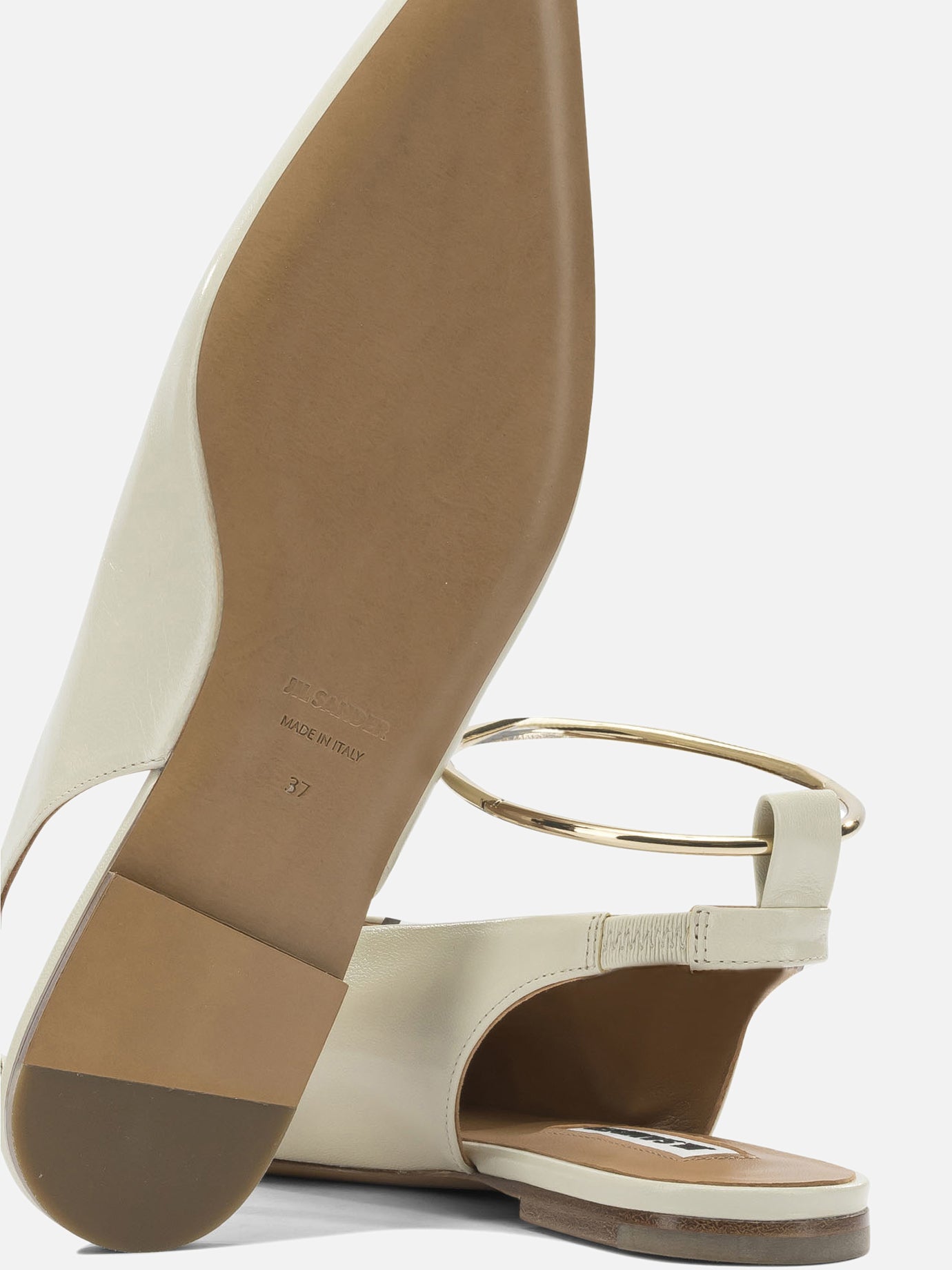 Ballerine classiche 100% goat leather - 100% calf leather  Beige - Jil Sander Donna | PDP | VIETTI Online Store | Zoom-Modal_5
