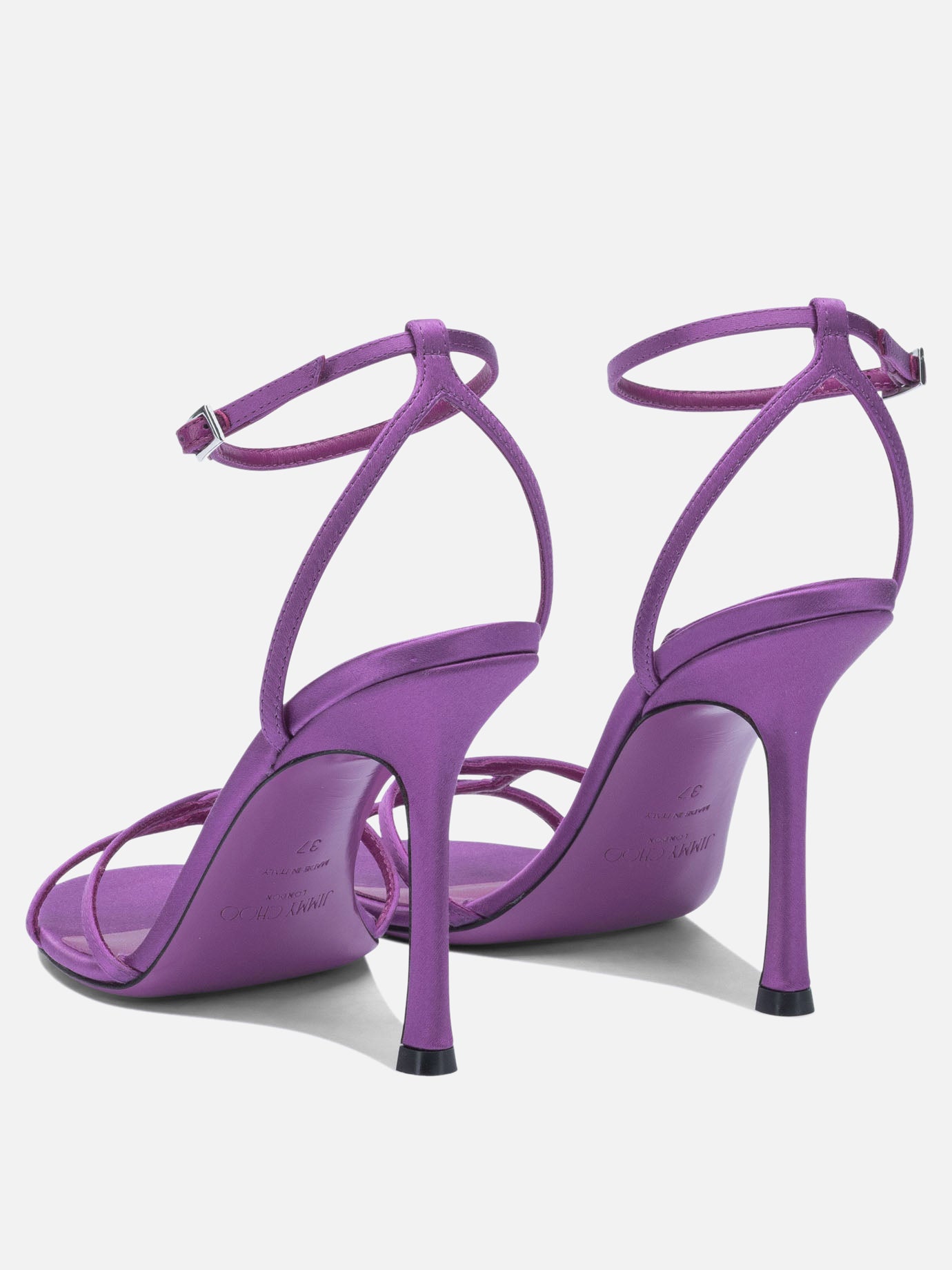 Heeled sandals 1998 LEO 100  Purple - Jimmy Choo Women | PDP | VIETTI Online Store | thumbnail_4