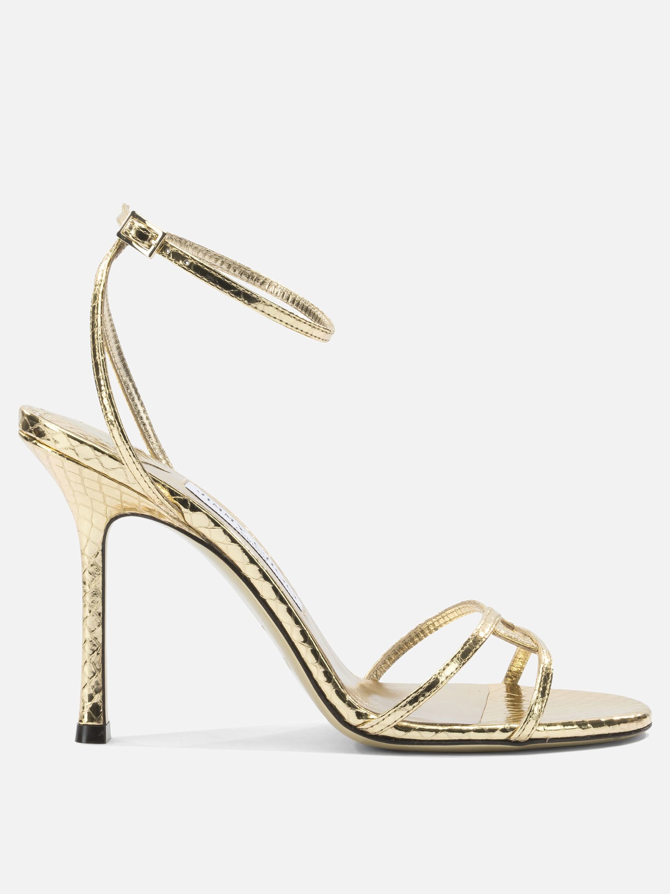 Sandali con tacco 1998 LEO 100  Oro - Jimmy Choo Donna | PDP | VIETTI Online Store | Zoom-Modal
