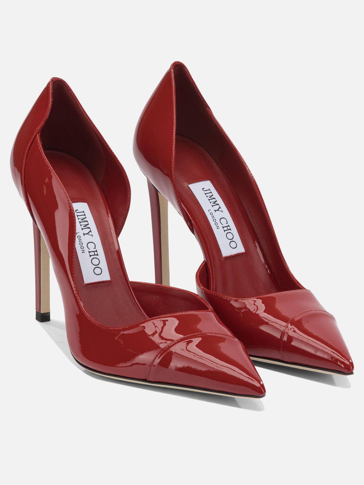 Décolleté 88% leather 5% salpa 3% metal 4% plastic - 100% calf  Rosso - Jimmy Choo Donna | PDP | VIETTI Online Store | Zoom-Modal_2
