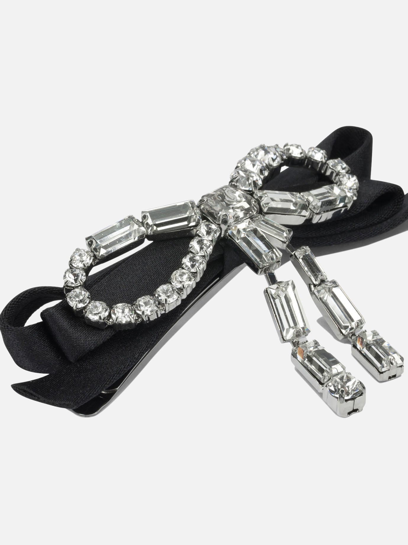 Fermacapelli 60% steel 20% crystal 20% polyester  Nero - Jimmy Choo Donna | PDP | VIETTI Online Store | Zoom-Modal_2
