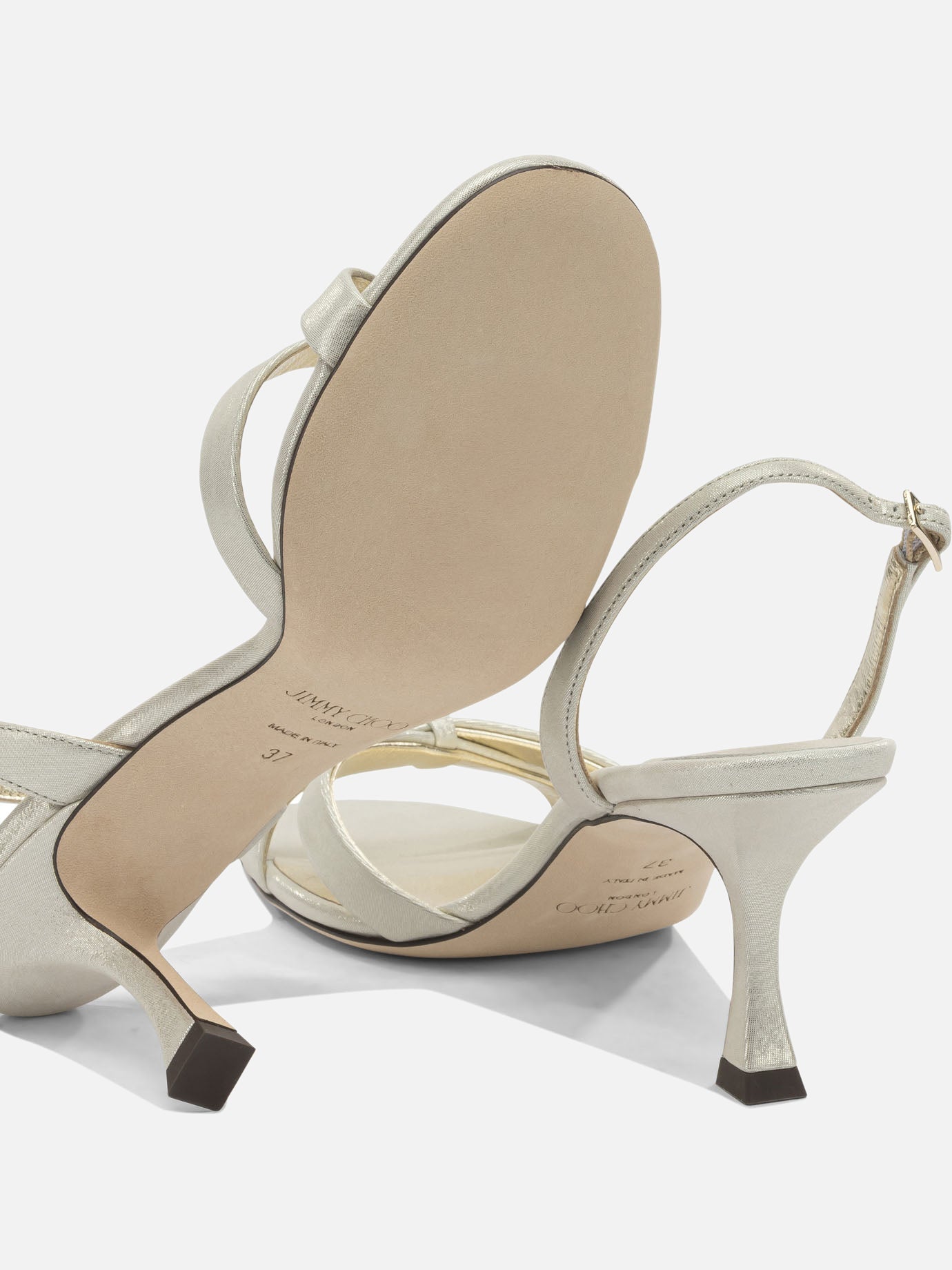 Sandali con tacco 86% leather 5% salpa 4% plastic 5% metal - 100% calf  Oro - Jimmy Choo Donna | PDP | VIETTI Online Store | Zoom-Modal_5
