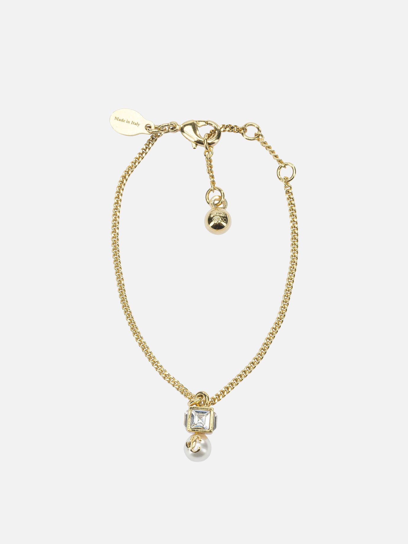 Bracelets & Anklets 60% brass 20% glass 20% acrylonitrile butadiene styrene  Gold - Jimmy Choo Women | PDP | VIETTI Online Store | thumbnail