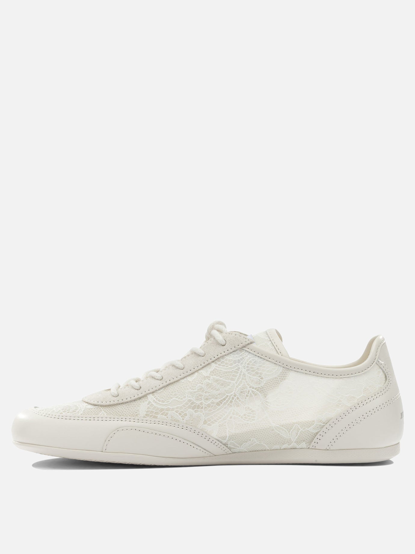 Sneaker basse 50% textile 44% leather 5% metal 1% rubber - 100% rubber  Bianco - Jimmy Choo Donna | PDP | VIETTI Online Store | Zoom-Modal_3
