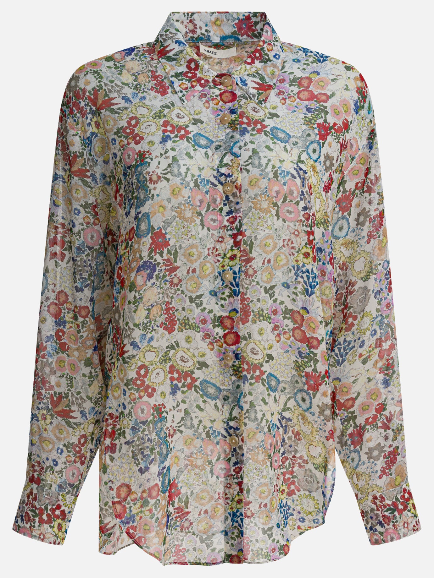 Camicie casual Floral  Bianco - Khaite Donna | PDP | VIETTI Online Store | Zoom-Modal
