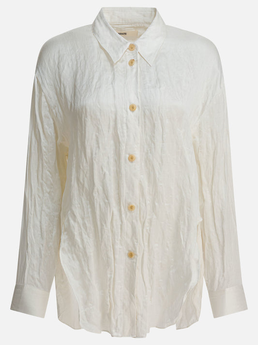 Camicie casual Solid colour  Grigio - Khaite Donna | PLP | VIETTI Online Store 
