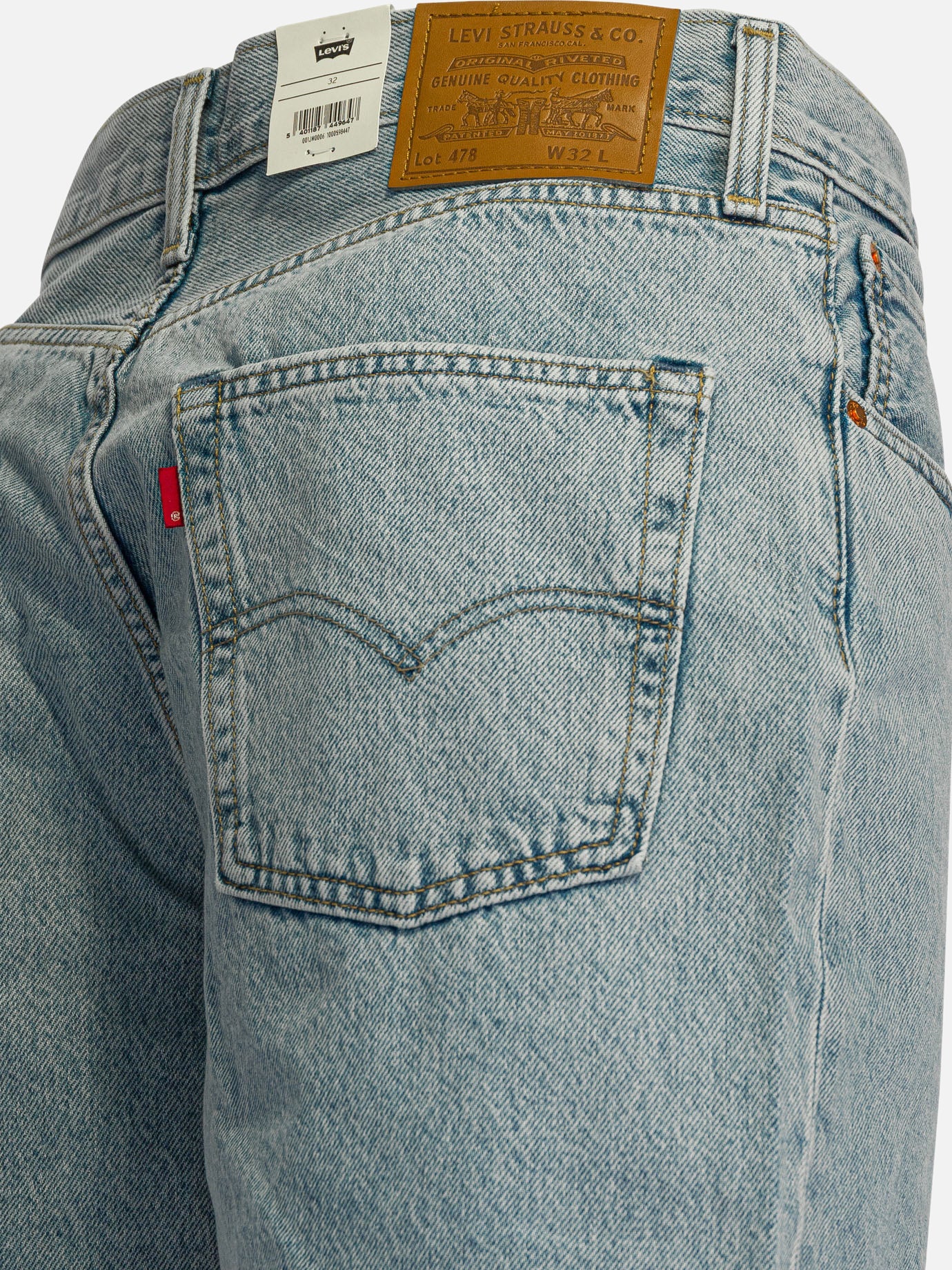 Five pockets shorts Solid colour  Blue - Levi's Men | PDP | VIETTI Online Store | thumbnail_4