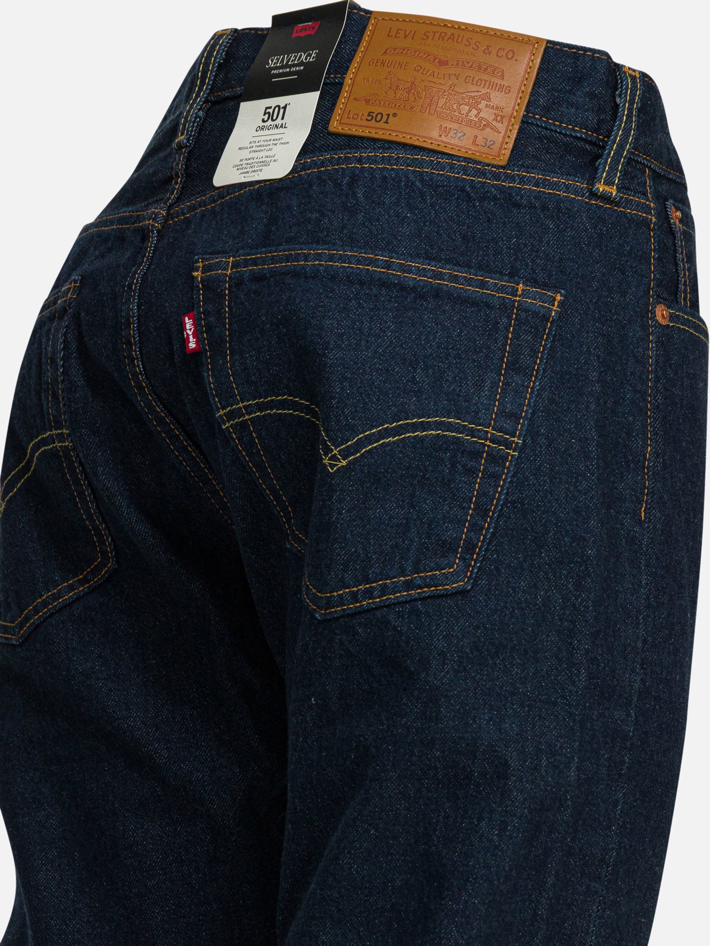 Jeans a gamba dritta Solid colour  Blu - Levi's Uomo | PDP | VIETTI Online Store | thumbnail_4
