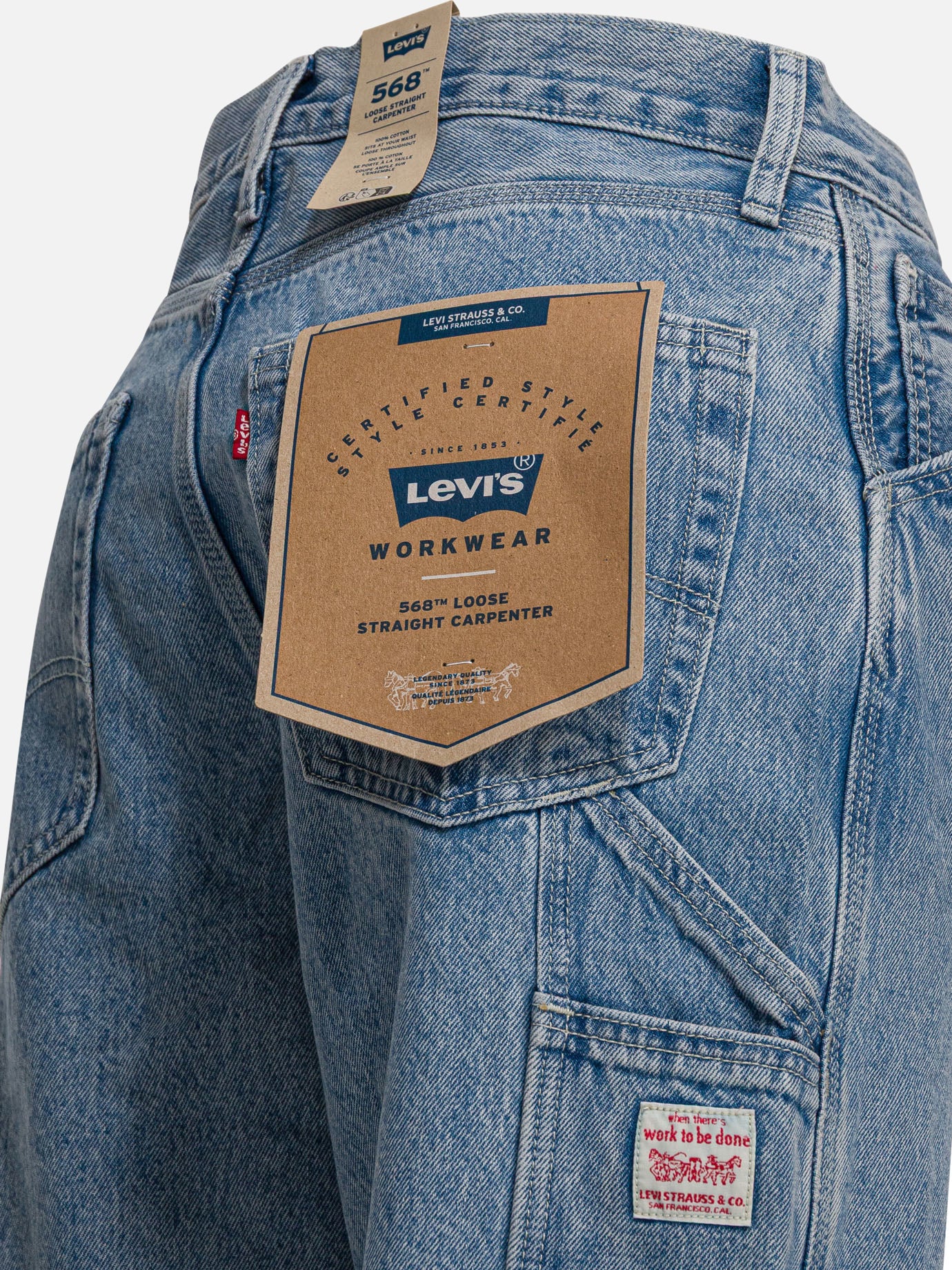 Wide-leg jeans Solid colour  Light blue - Levi's Men | PDP | VIETTI Online Store | Zoom-Modal_4

