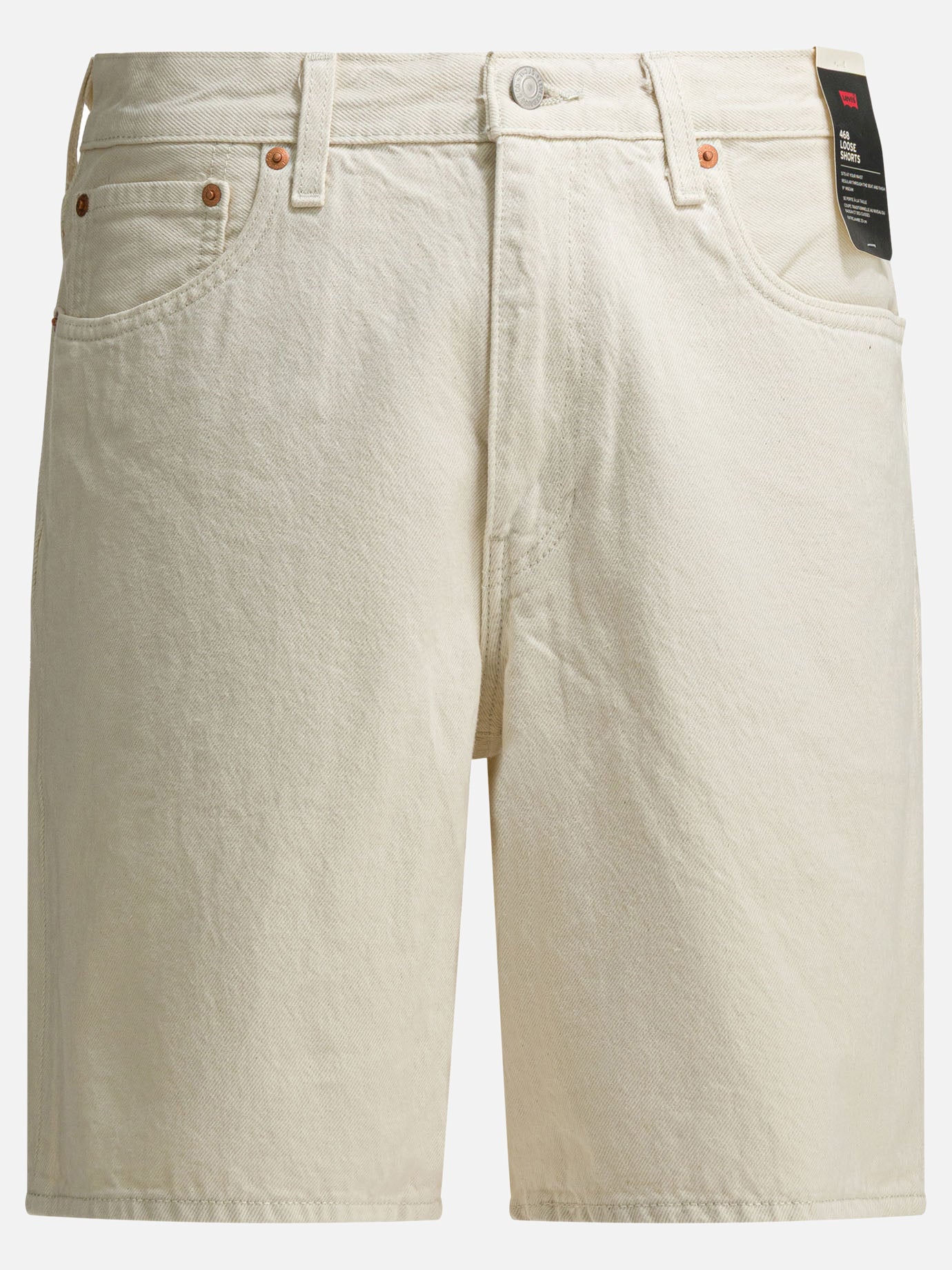 Short cinque tasche 100% cotton  Bianco - Levi's Uomo | PDP | VIETTI Online Store | Zoom-Modal
