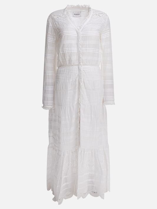 Long dresses Embroidered  White - Marant Étoile Women | PLP | VIETTI Online Store 
