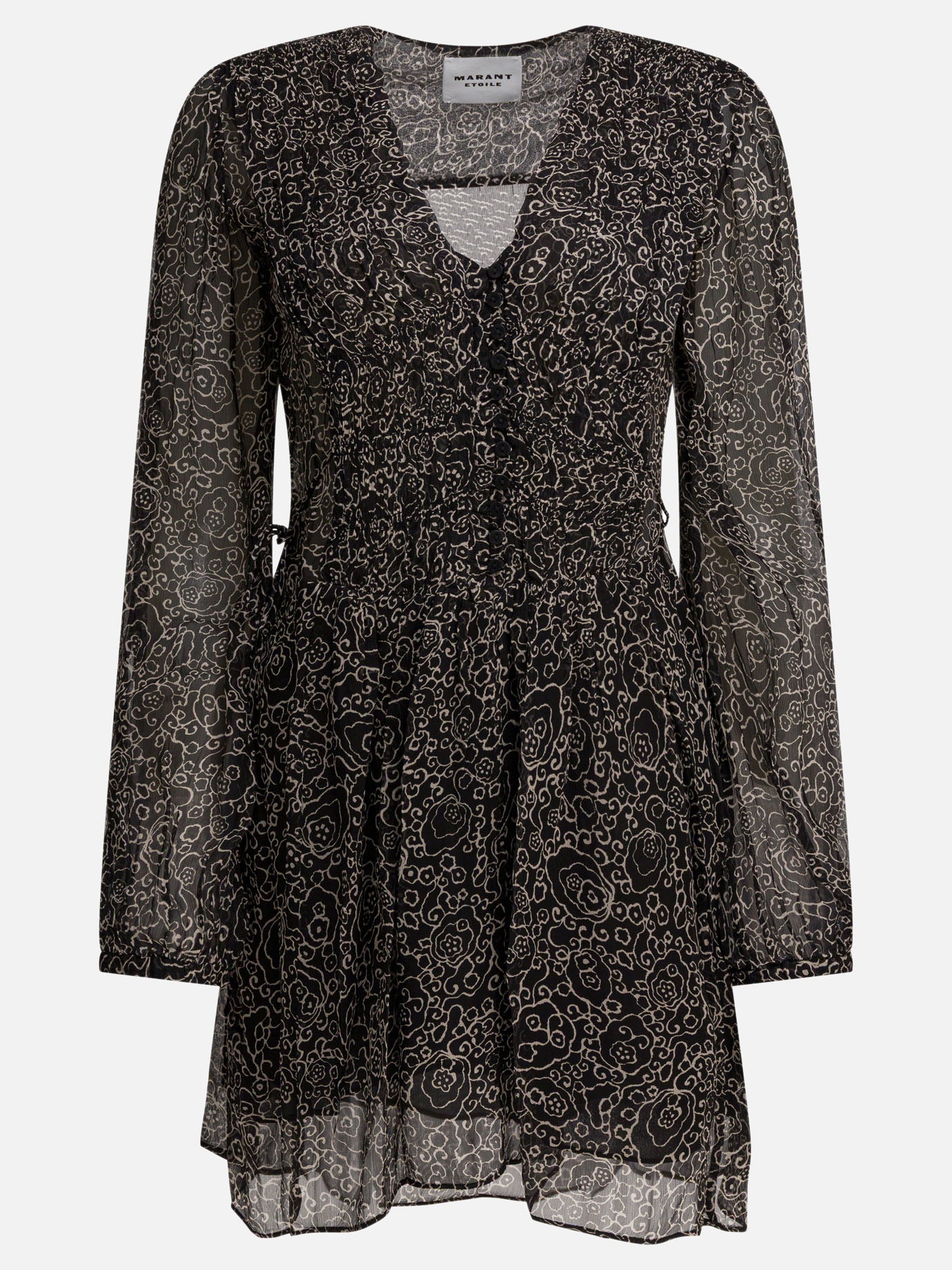 Abiti corti Floral  Nero - Marant Étoile Donna | PDP | VIETTI Online Store | Zoom-Modal
