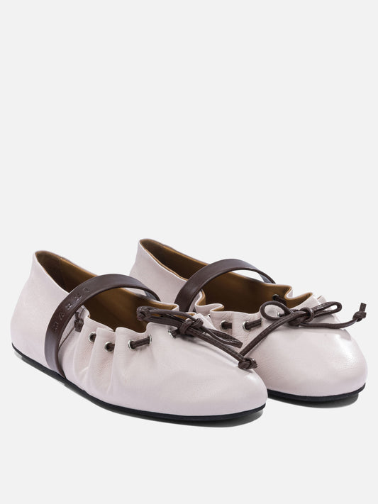 Ballerine Mary Jane 100% ovine leather - 100% rubber  Rosa - Marni Donna | PLP | VIETTI Online Store | 2
