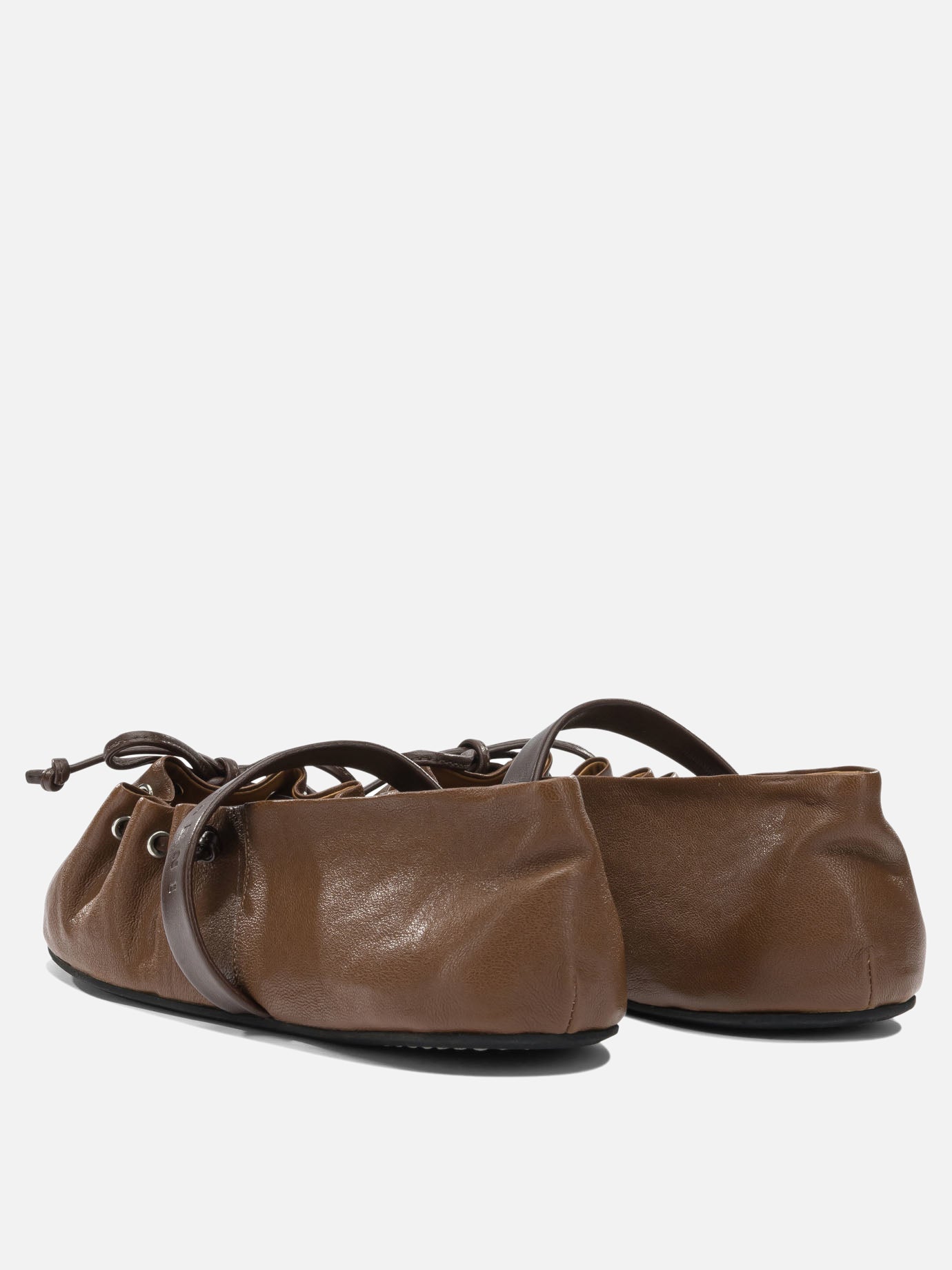 Ballerine Mary Jane 100% ovine leather - 100% rubber  Marrone - Marni Donna | PDP | VIETTI Online Store | thumbnail_4