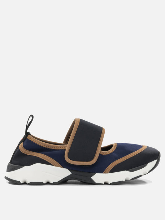 Sneaker basse 80% polyamide 20% elastane - 100% rubber  Blu - Marni Donna | PLP | VIETTI Online Store 
