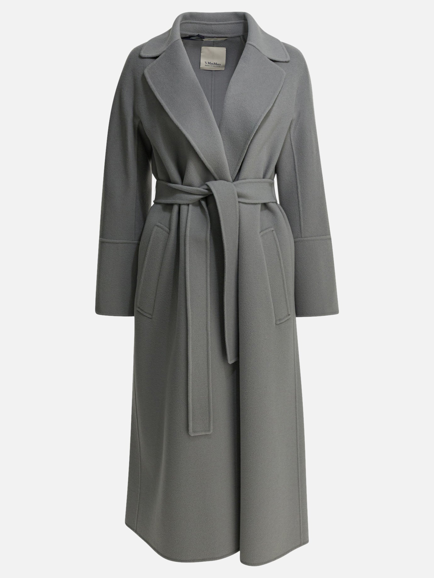 Cappotti lunghi Solid colour  Grigio - Max Mara S Donna | PDP | VIETTI Online Store | thumbnail