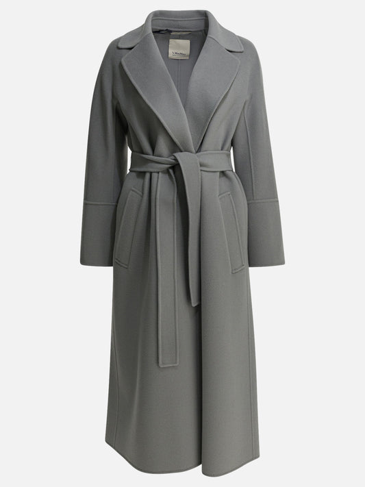 Cappotti lunghi Solid colour  Grigio - Max Mara S Donna | PLP | VIETTI Online Store 
