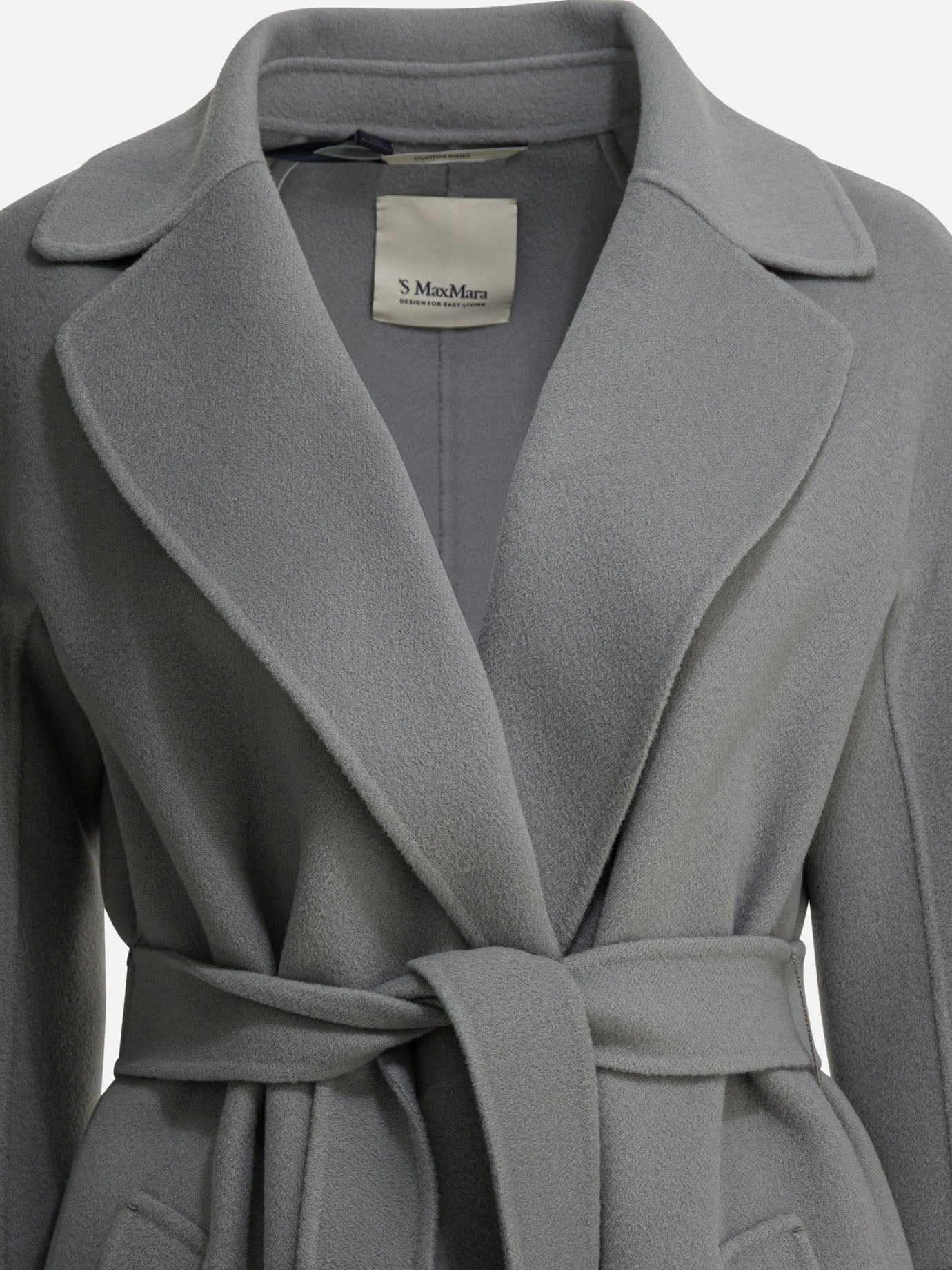 Cappotti lunghi Solid colour  Grigio - Max Mara S Donna | PDP | VIETTI Online Store | Zoom-Modal_3
