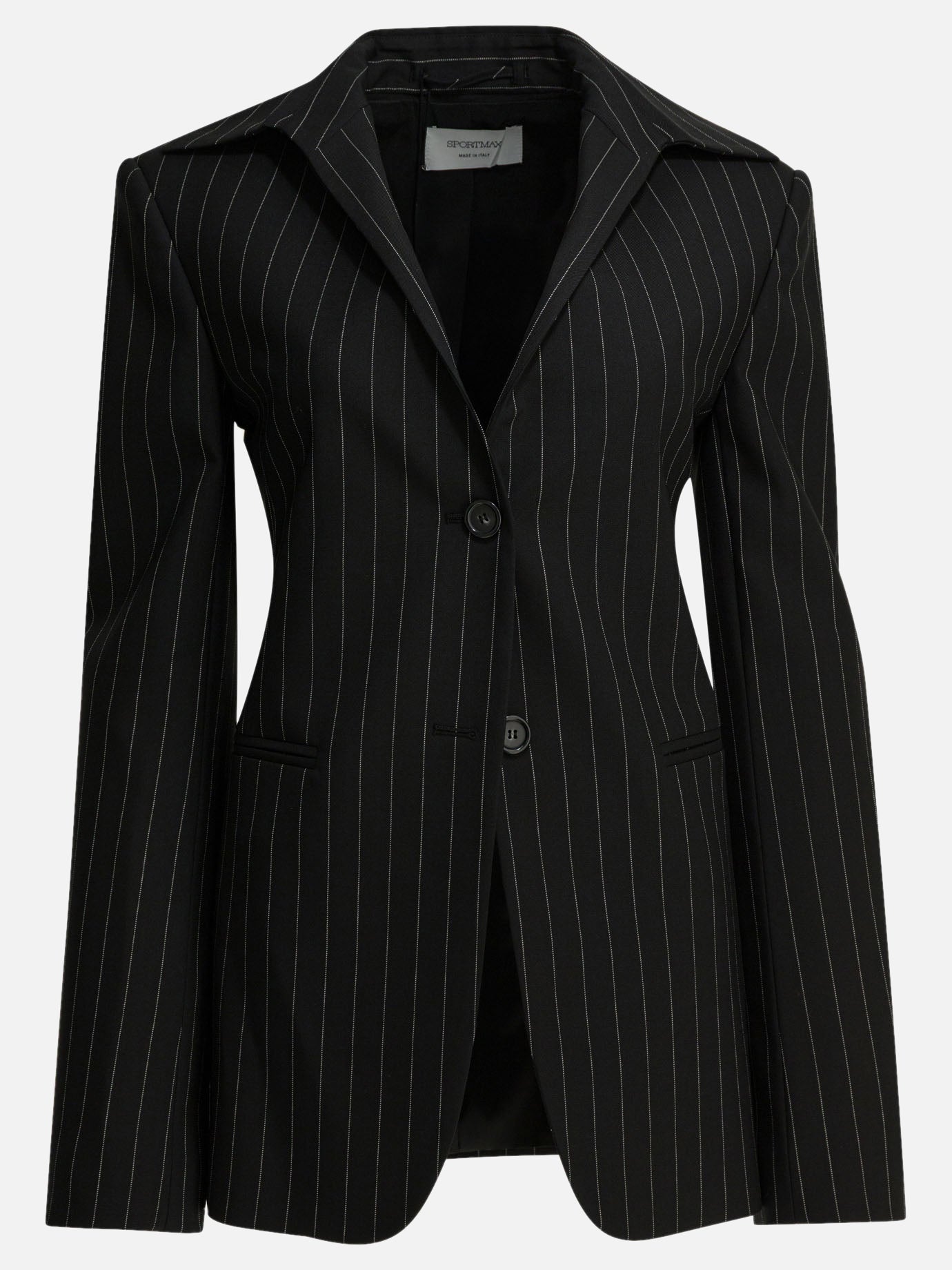 Blazer Pinstriped  Nero - Max Mara Sportmax Donna | PDP | VIETTI Online Store | thumbnail