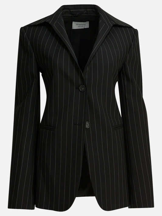 Blazer Pinstriped  Nero - Max Mara Sportmax Donna | PDP | VIETTI Online Store 
