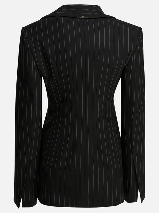 Blazer Pinstriped  Nero - Max Mara Sportmax Donna | PDP | VIETTI Online Store | 2
