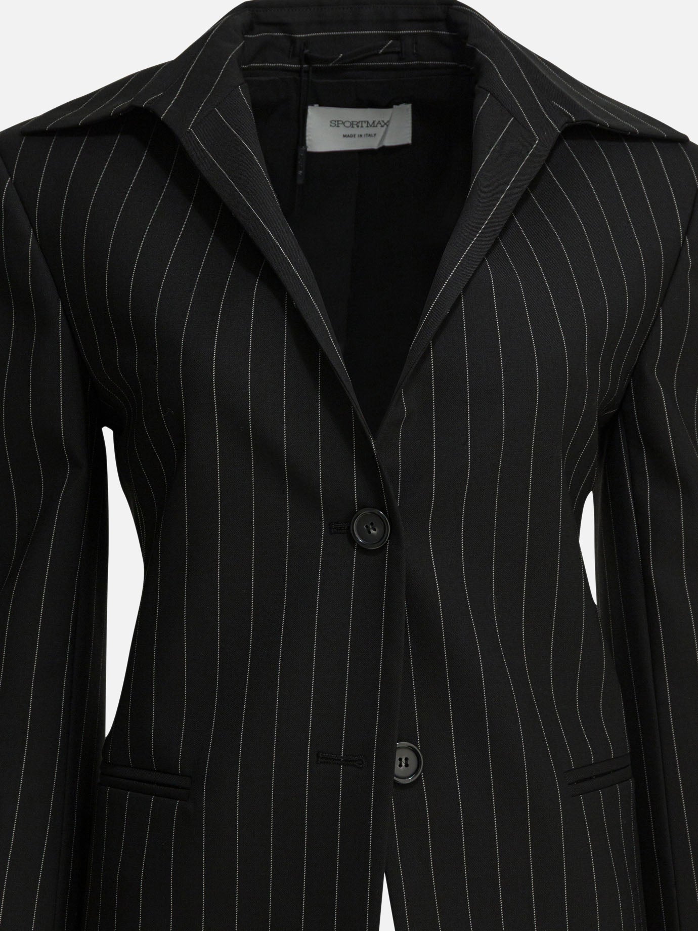 Blazer Pinstriped  Nero - Max Mara Sportmax Donna | PDP | VIETTI Online Store | thumbnail_3