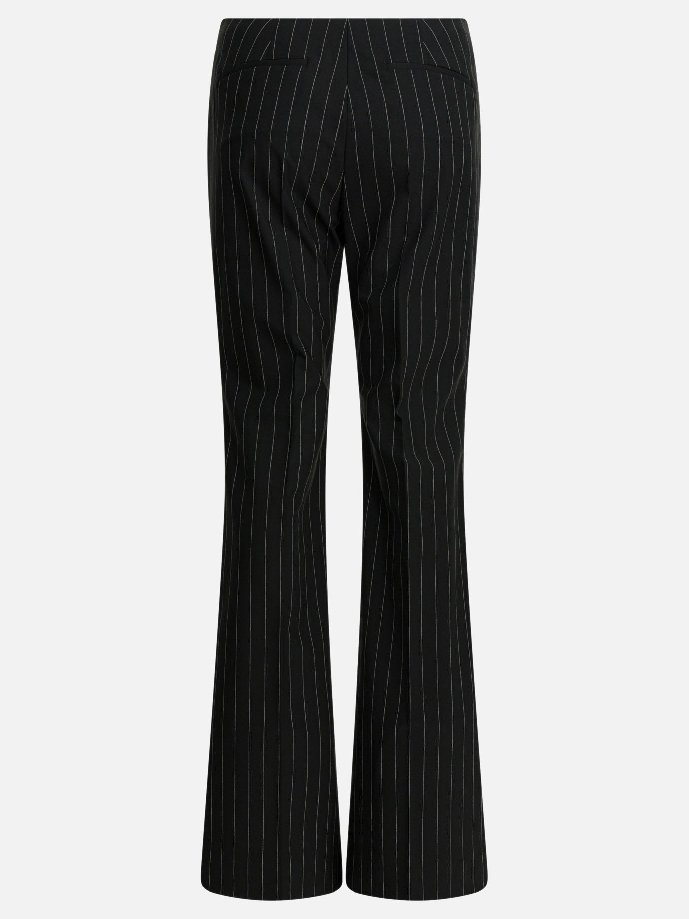 Pantaloni sartoriali Pinstriped  Nero - Max Mara Sportmax Donna | PDP | VIETTI Online Store | thumbnail_2