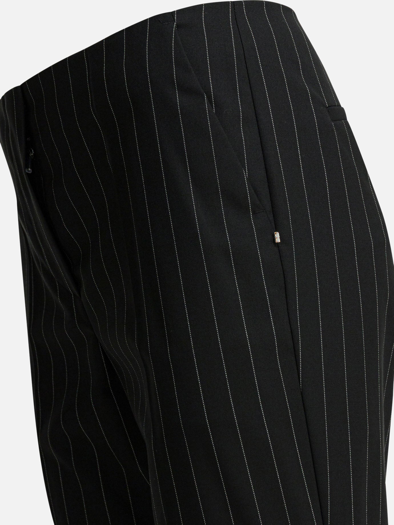 Pantaloni sartoriali Pinstriped  Nero - Max Mara Sportmax Donna | PDP | VIETTI Online Store | thumbnail_4