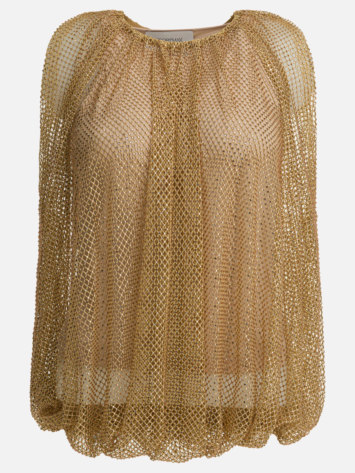 Top casual Textured knit  Oro - Max Mara Sportmax Donna | PDP | VIETTI Online Store | Zoom-Modal
