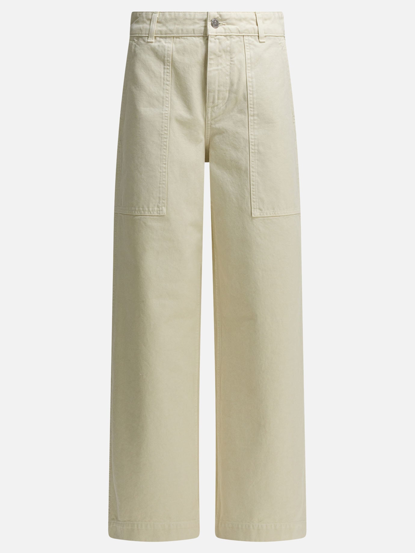 Pantaloni casual Solid colour  Beige - Moncler Donna | PDP | VIETTI Online Store | thumbnail