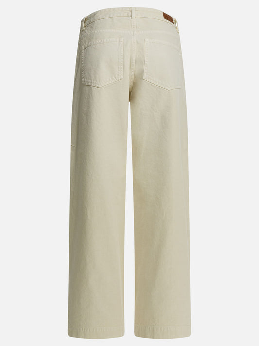 Pantaloni casual Solid colour  Beige - Moncler Donna | PDP | VIETTI Online Store | 2
