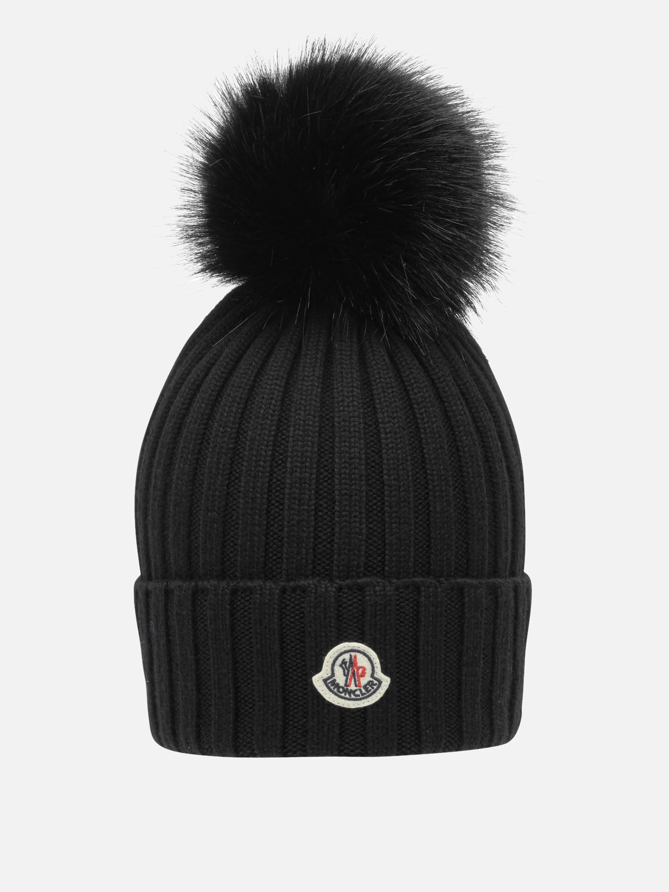 Berretti 100% virgin wool  Nero - Moncler Donna | PDP | VIETTI Online Store | thumbnail