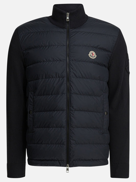 Piumini corti Logo  Blu - Moncler Uomo | PLP | VIETTI Online Store 
