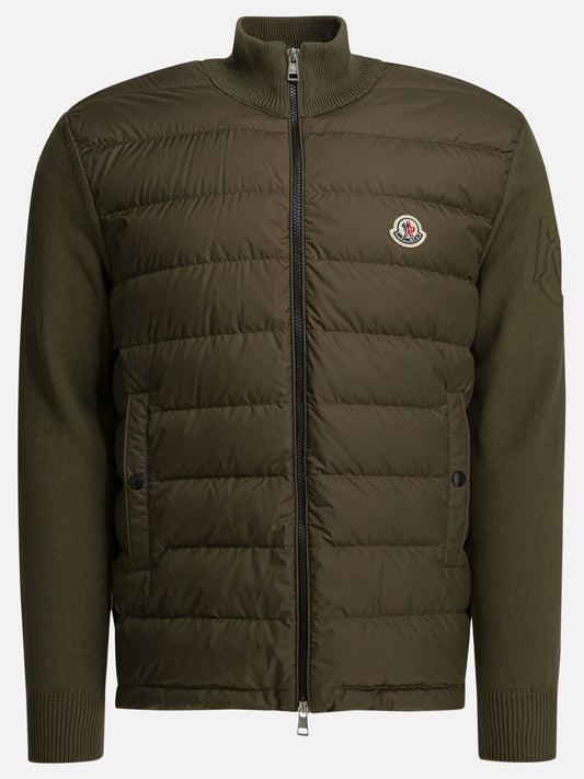 Piumini corti Logo  Verde - Moncler Uomo | PLP | VIETTI Online Store 
