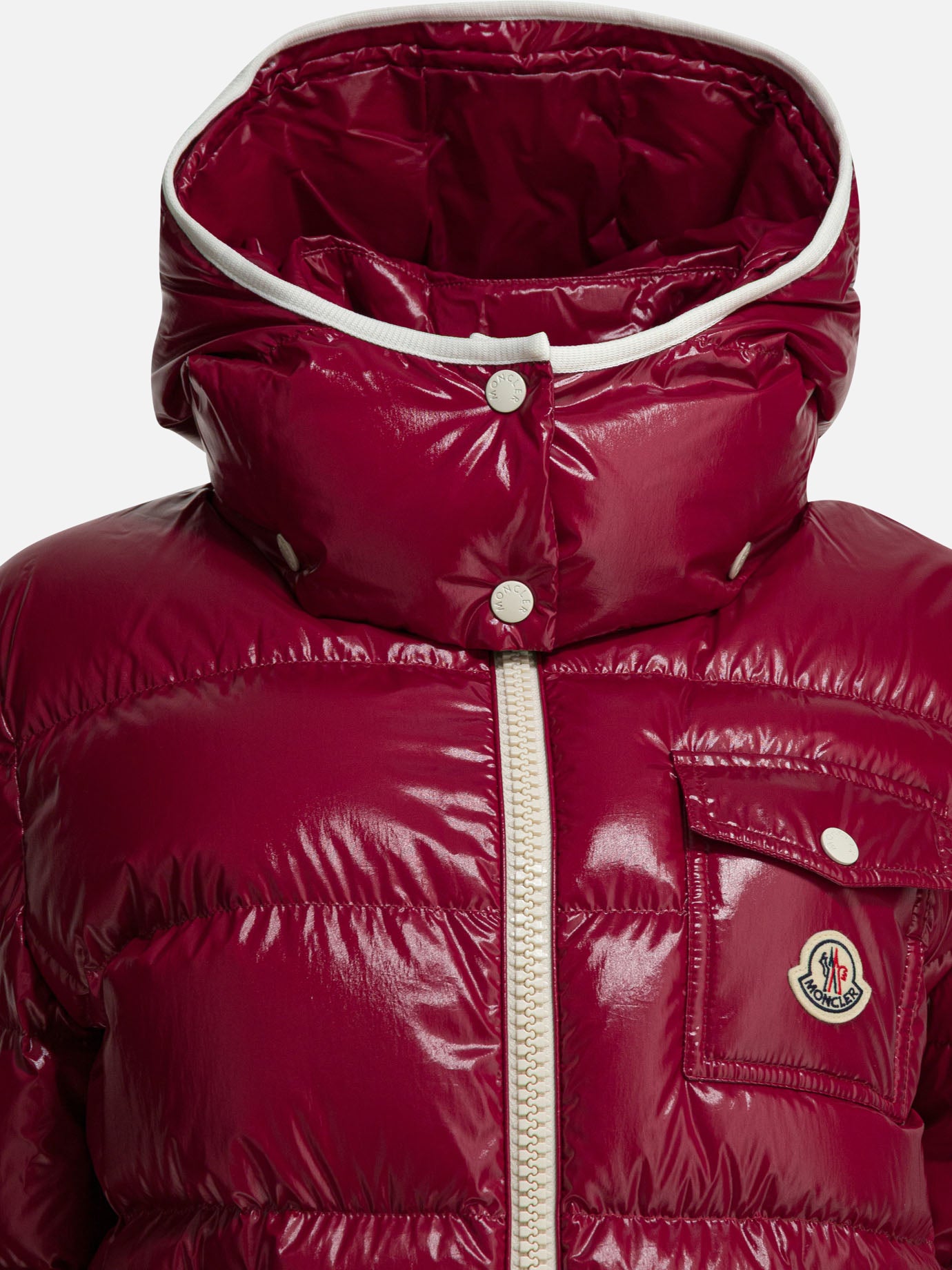 Down jackets Logo  Fuchsia - Moncler Women | PDP | VIETTI Online Store | thumbnail_3