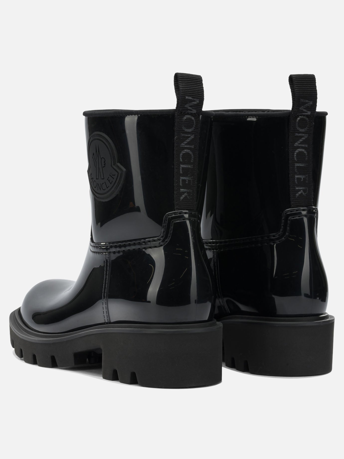 Stivaletti da pioggia 100% polyamide - 100% rubber  Nero - Moncler Donna | PDP | VIETTI Online Store | thumbnail_4
