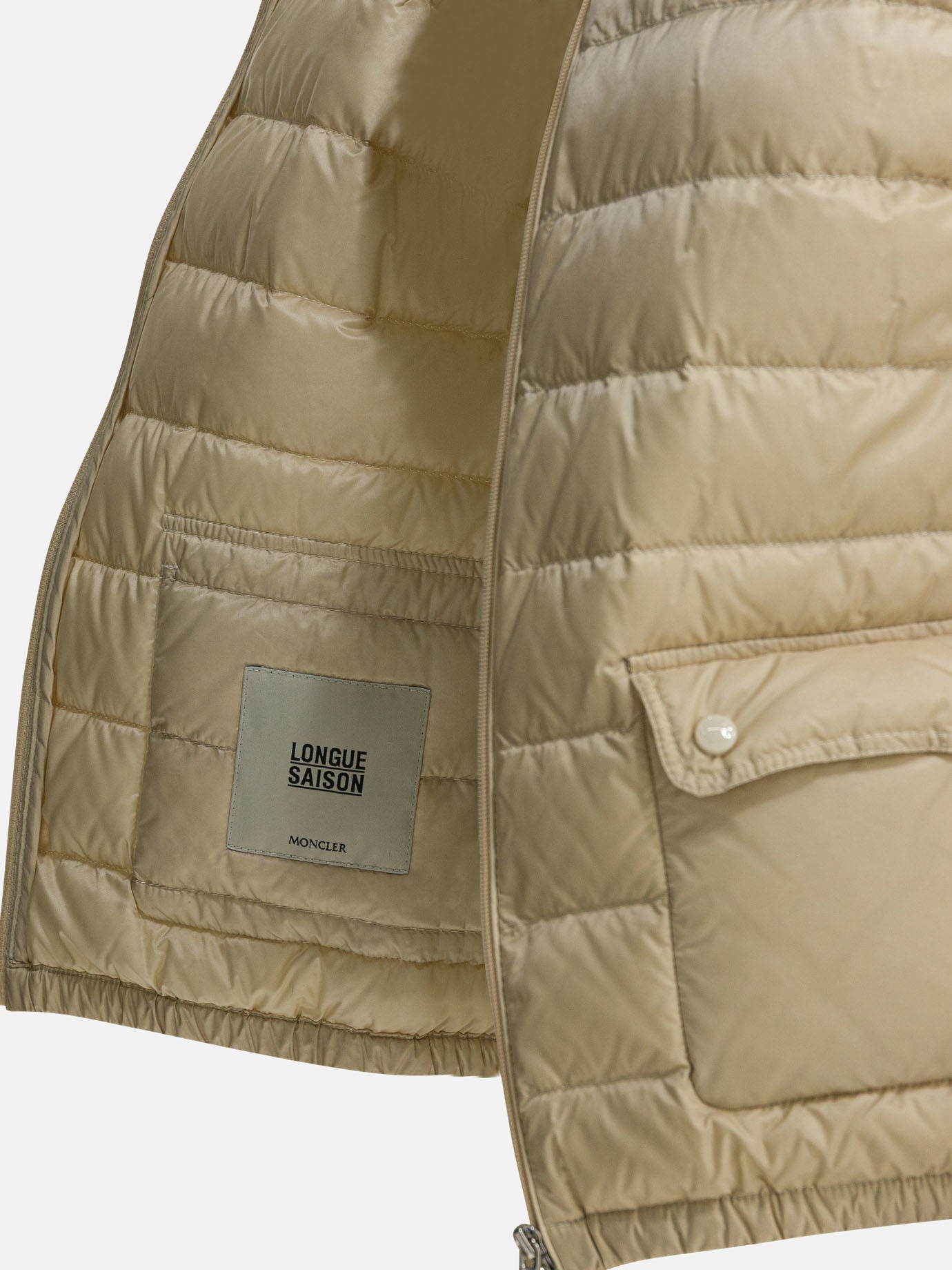 Piumini corti Logo  Beige - Moncler Donna | PDP | VIETTI Online Store | thumbnail_4