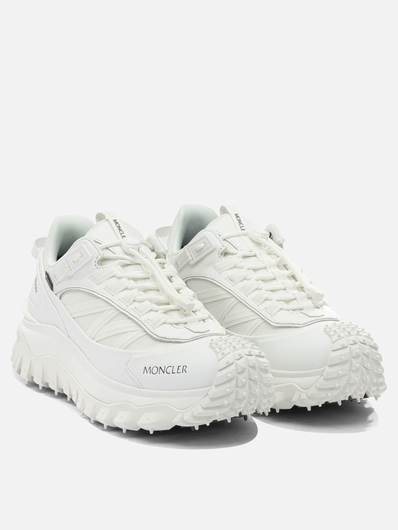 Sneaker basse 100% polyamide - 100% rubber  Bianco - Moncler Uomo | PDP | VIETTI Online Store | Zoom-Modal_2
