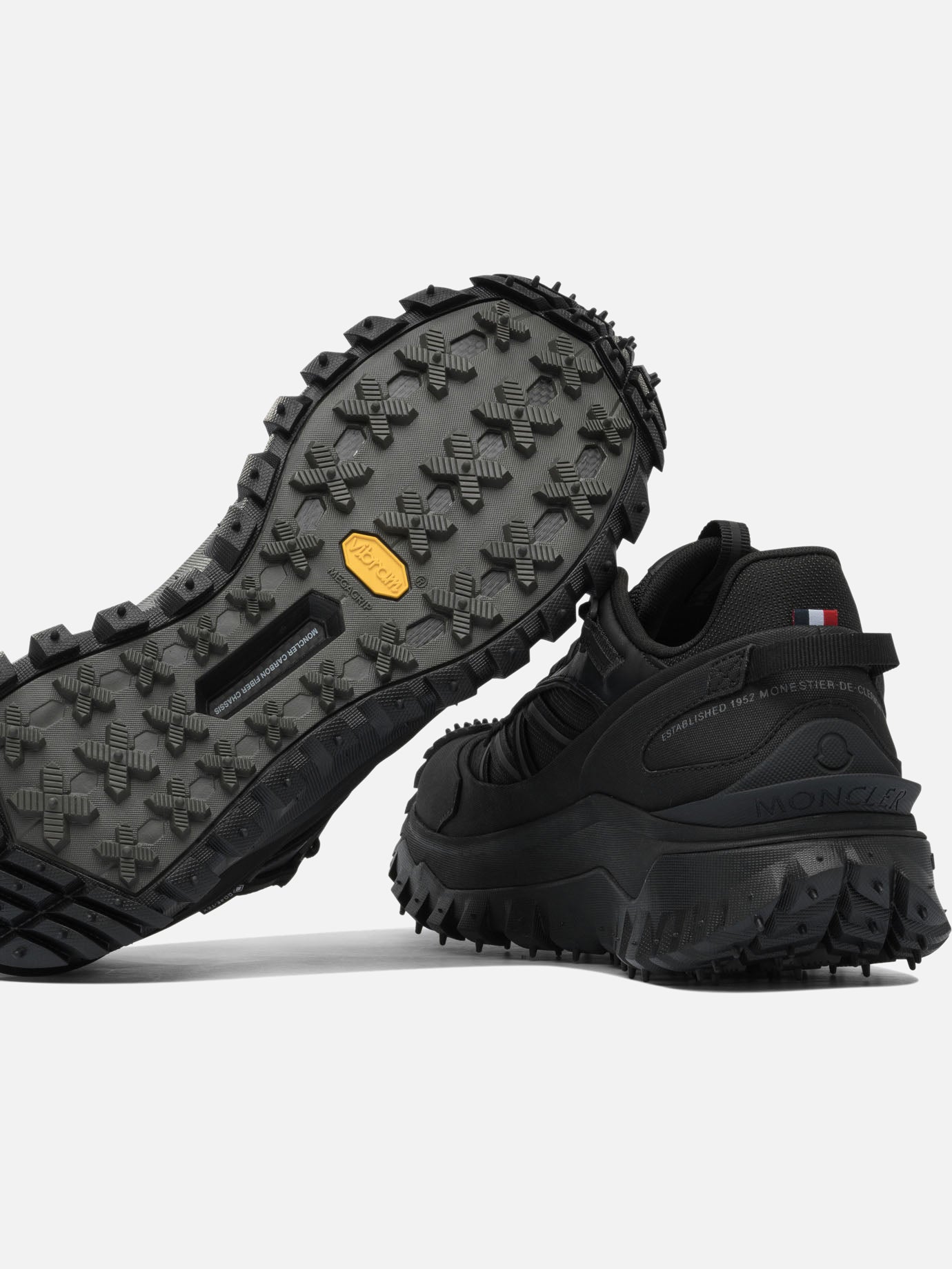 Sneaker basse 100% polyamide - 100% rubber  Nero - Moncler Uomo | PDP | VIETTI Online Store | Zoom-Modal_5
