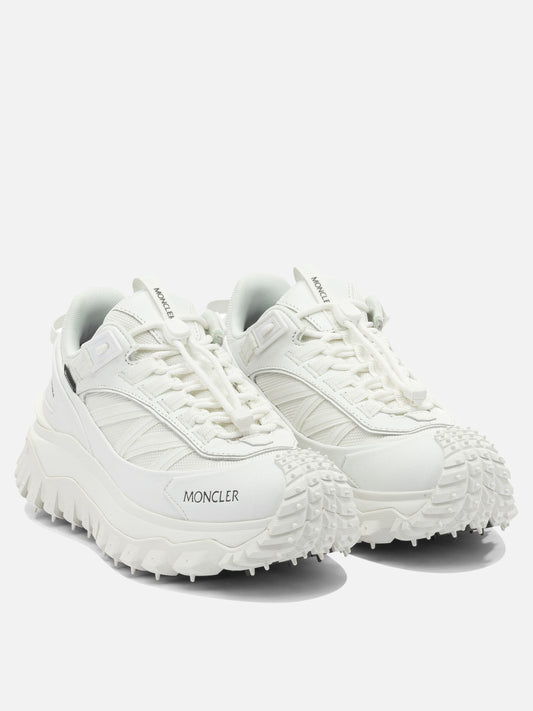 Sneaker basse 60% nylon 40% leather - 100% rubber  Bianco - Moncler Donna | PDP | VIETTI Online Store | 2
