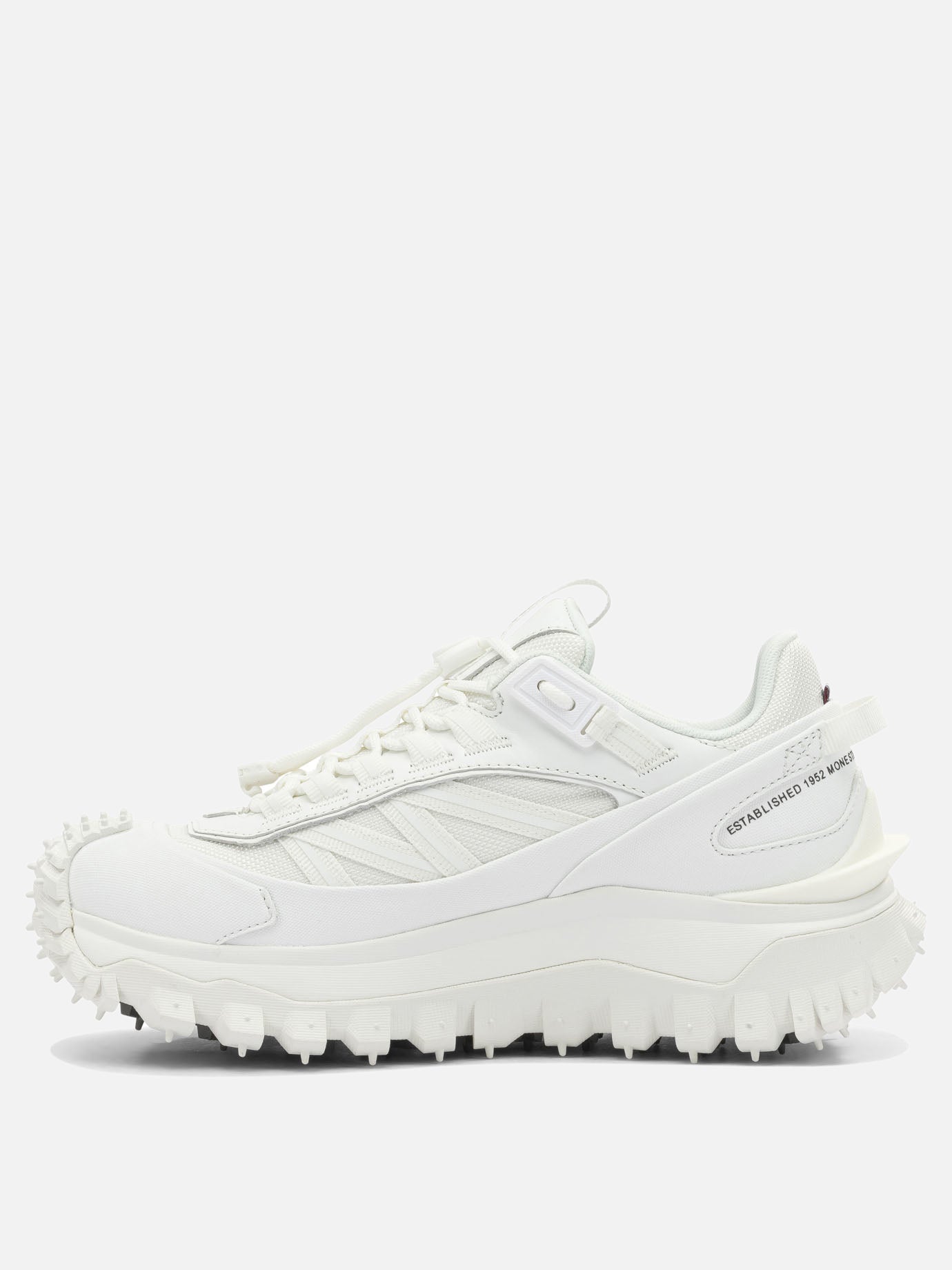 Sneaker basse 60% nylon 40% leather - 100% rubber  Bianco - Moncler Donna | PDP | VIETTI Online Store | thumbnail_3